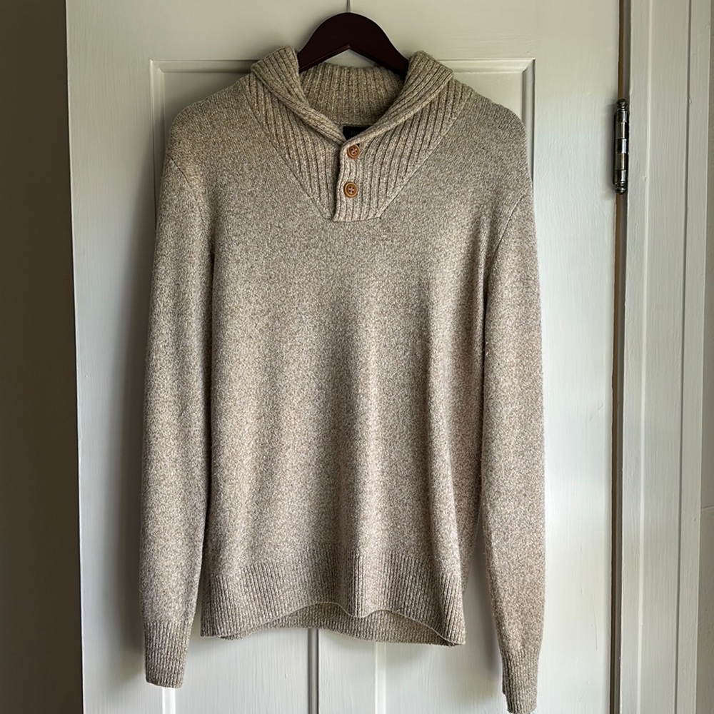 J Crew Shawl Neck Sweater